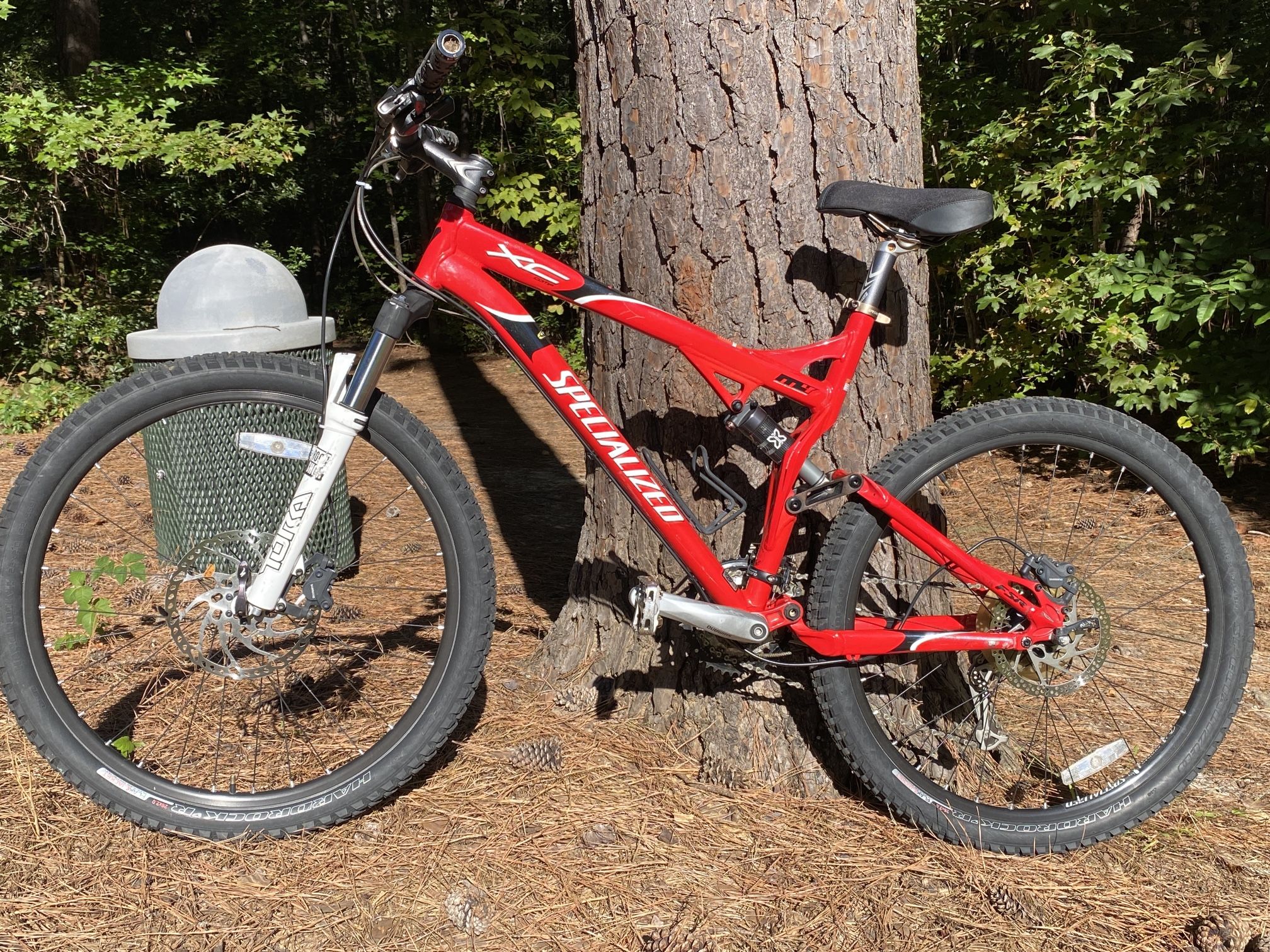 Specialized Red Mountain Bike, Full Suspension, 27 Speed, 19” Frame, 26” Wheels 2” Thick, Aluminum