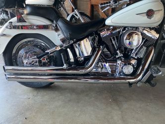 HardKrome DD Harley Softail Exhaust