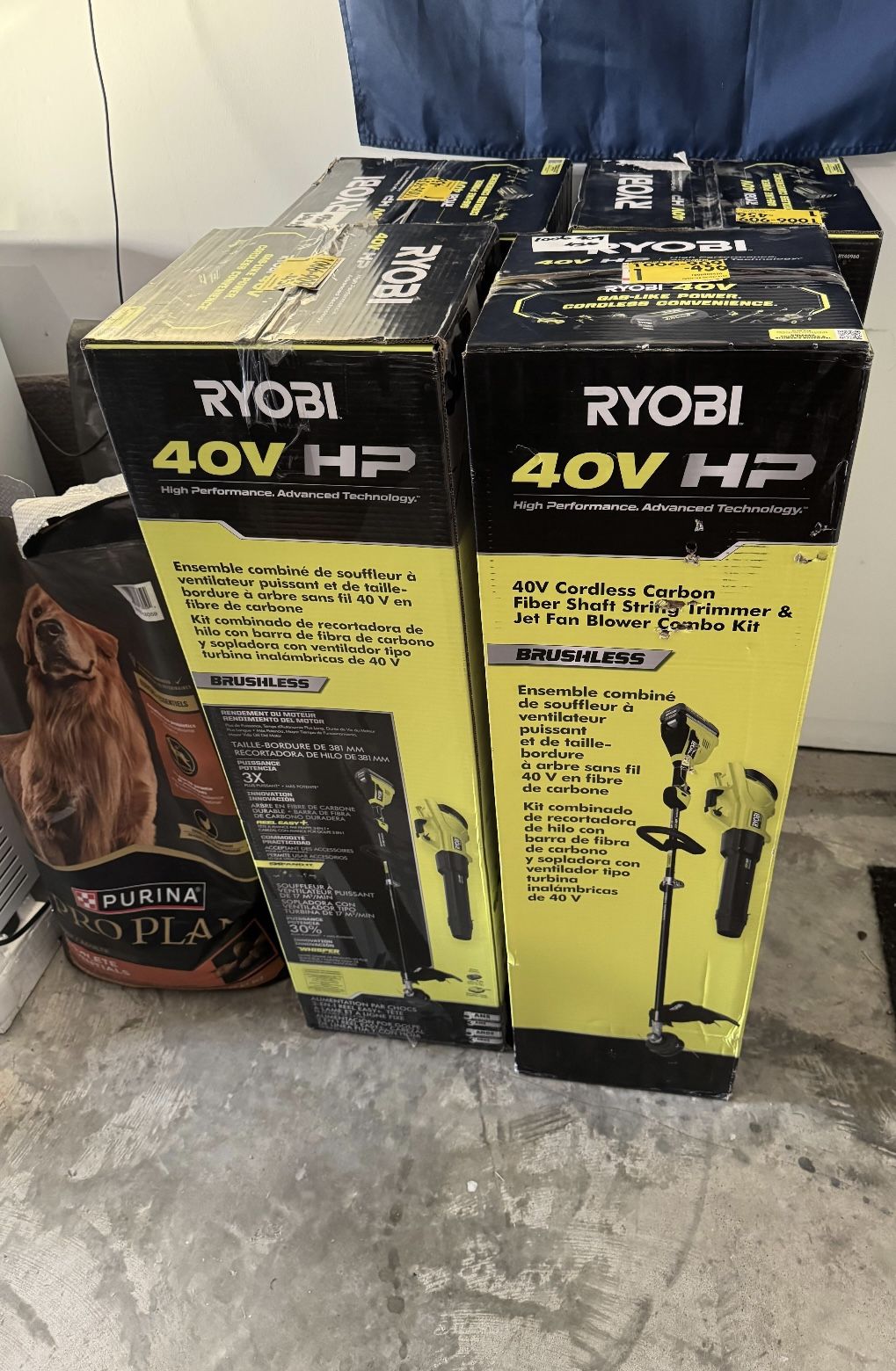 Ryobi Lead Blower And String Trimmer