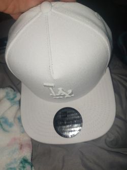 Dodgers All White New Era 9Fifty Snapback