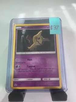 Pokemon TCG Mimikyu Black Star Promo SM99 Sun & Moon Checklane Promo