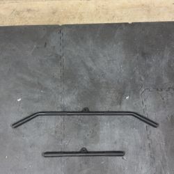 Lat pulldown bar Straight bar attachment