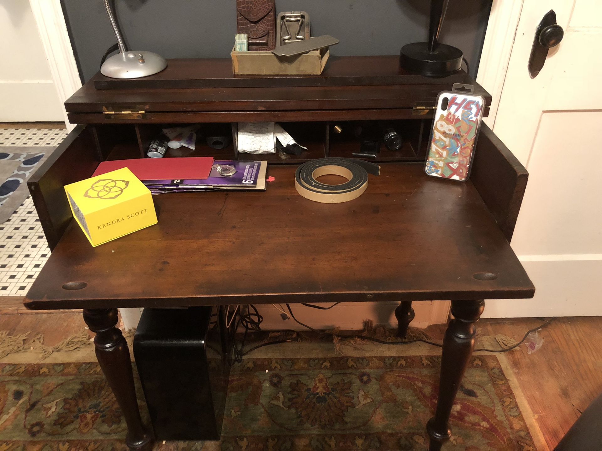 Antique Spinet Desk