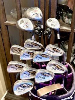 ⛳ PING / TITLEIST MEN’S GOLF CLUB SET – STIFF FLEX – RARE BECU PUTTER ⛳