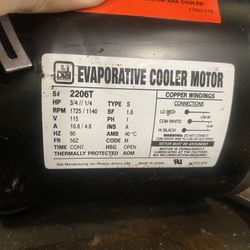 Evaporative Cooler Motor