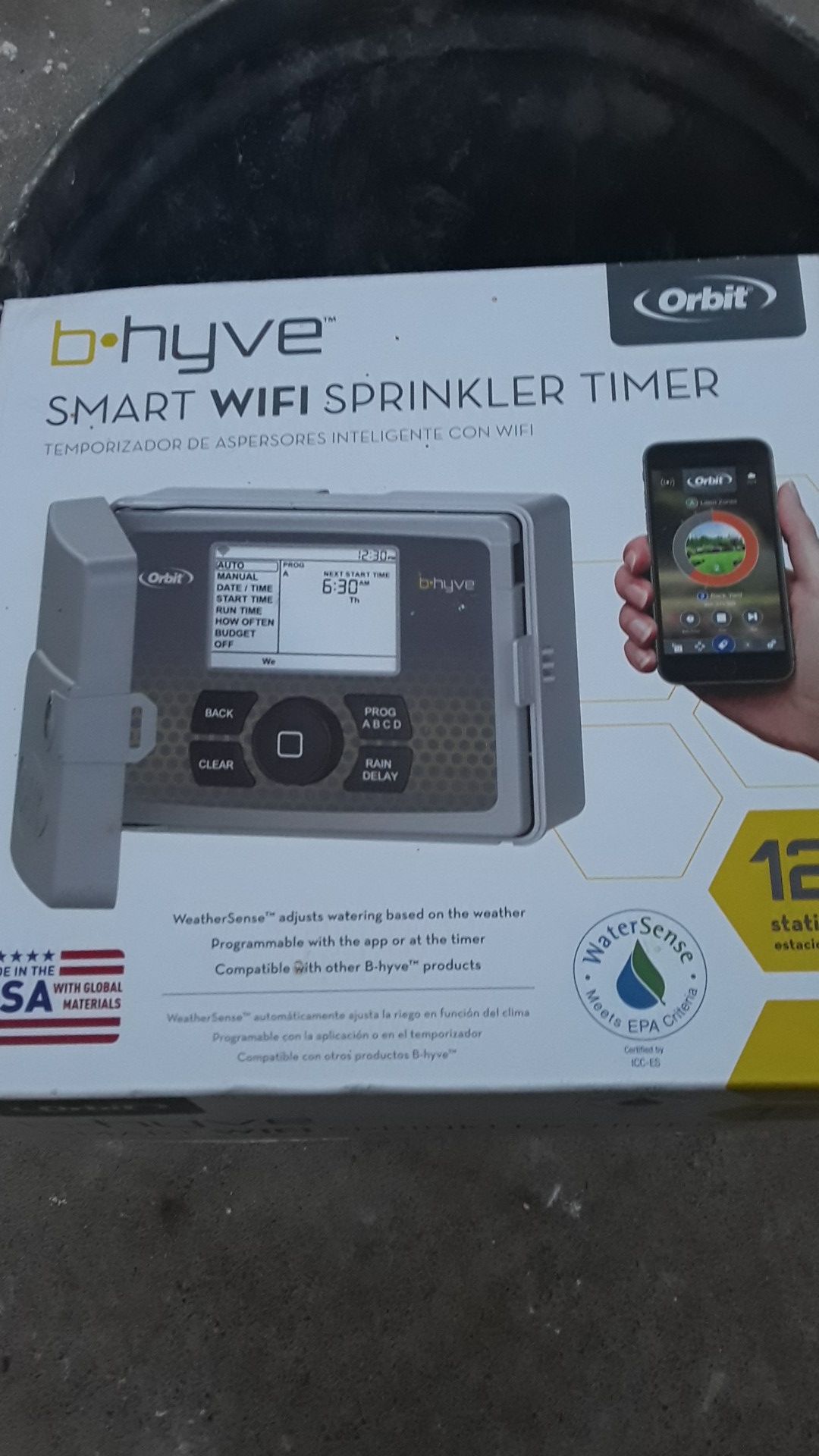 Orbit b*have 57950 smart wifi sprinkler timer