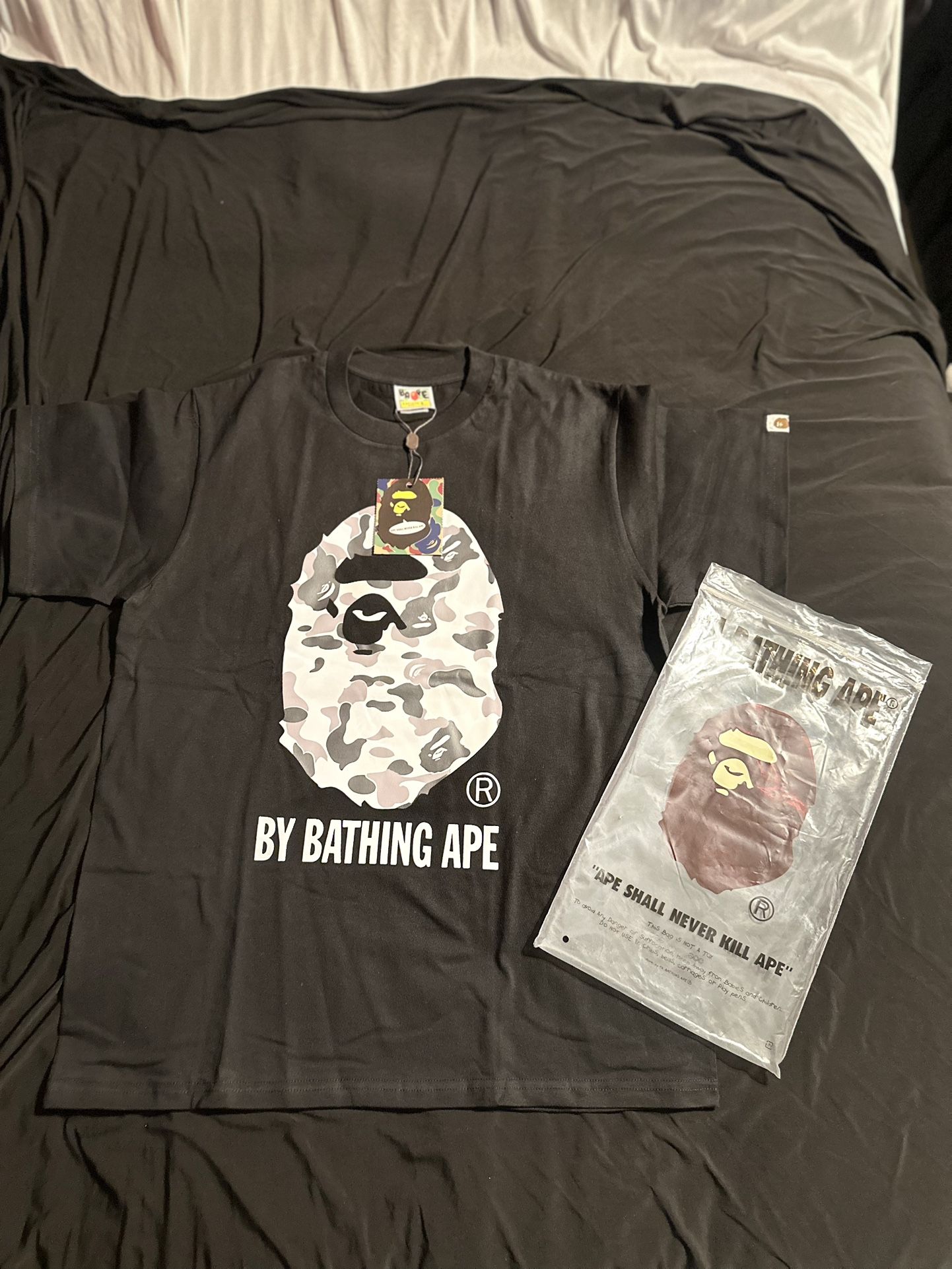 Bape Gray Camo Tee