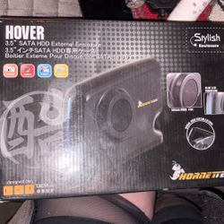 NEW Hover 3.5” SATA HDD EXTERNAL ENCLOSURE. 
