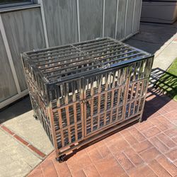Stainless Outdoor Dog Crate