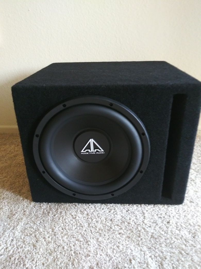 NEW 12" ADDICTIVE AUDIO SUBWOOFER