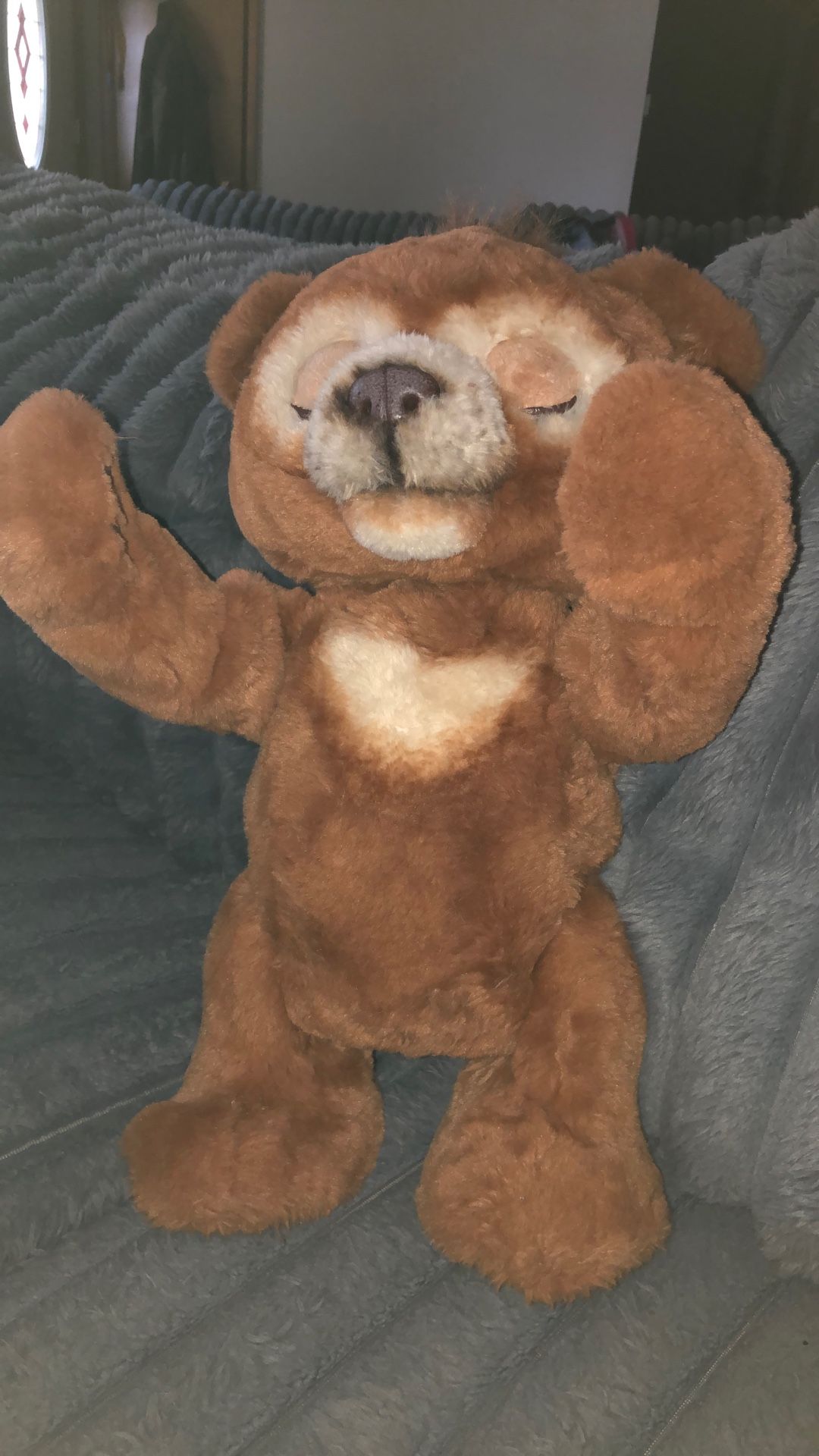 FurReal Friends Soft Brown CUBBY the Curious Teddy Bear Interactive Plush Animalopens in a new window or tab