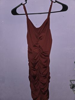 Burgundy Dress
