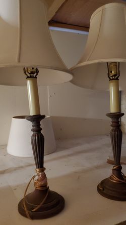 Hotel style table lamps.29" tall
