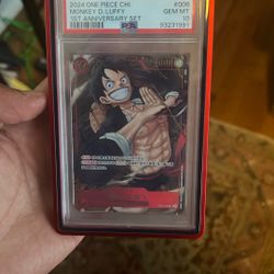 PSA 10 One Piece Chinese Luffy 
