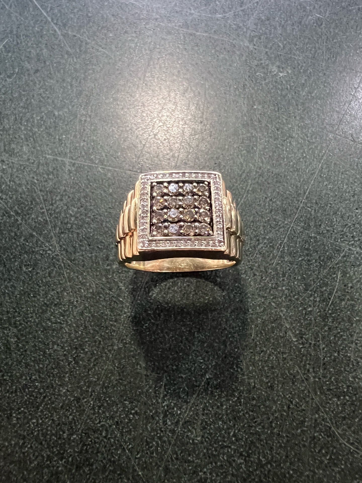 Men’s Champagne Diamond Ring