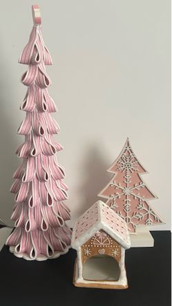 Pink Christmas decorations
