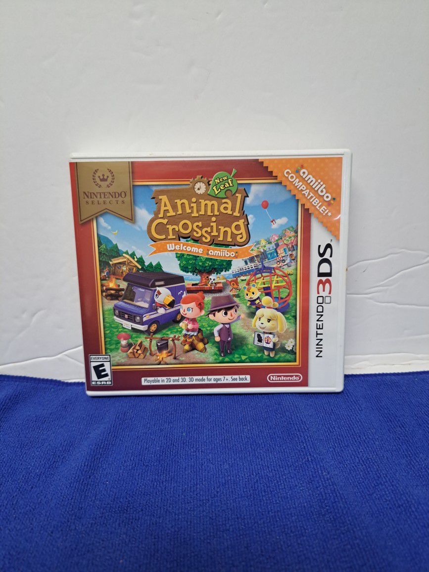 Animal Crossing Welcome Amiibo For Nintendo 3DS