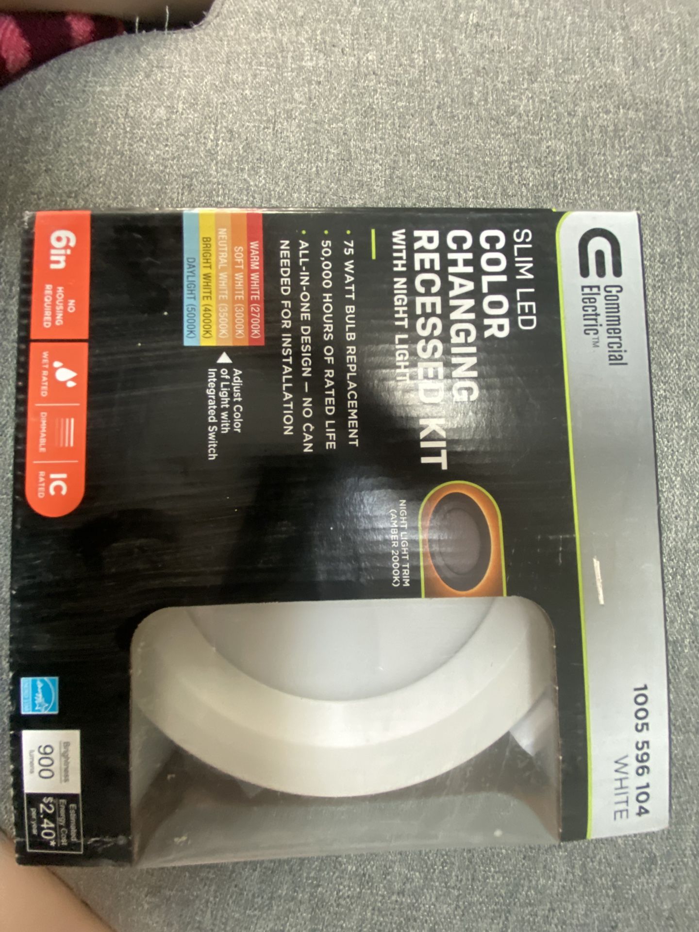 Color Changing Recessed Kit