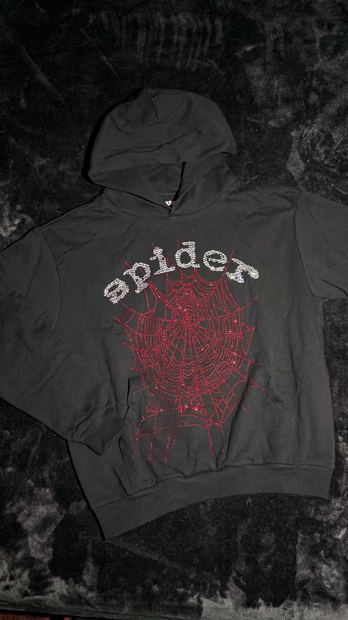 Sp5der Hoodie OG Rhinestone
