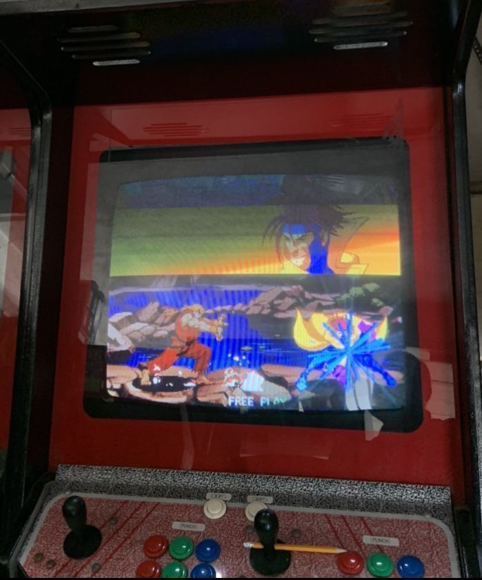 Marvel VS Capcom Arcade Machine Jamma CPS2 in Dynamo Cabinet with 25” CRT Monitor Coin Operated Game