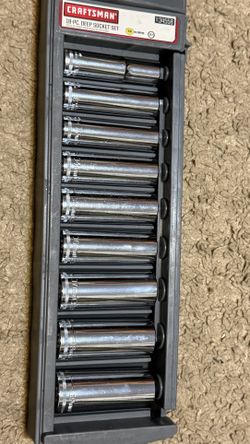 CRAFTSMAN Socket Set  BRAND NEW   3/8. METRIC 
