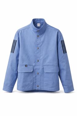 Adidas Cotton Utility Jacket Light Blue Men’s Small New With Tags