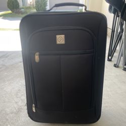 black luggage