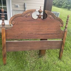 Three Piece Antique Mahogany Bedroom Set