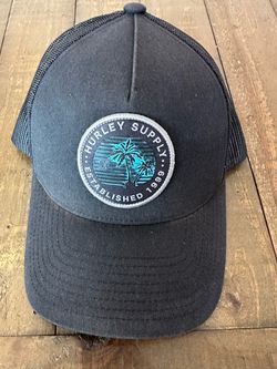 Hurley Men's Palm Blue Snapback Trucker Hat