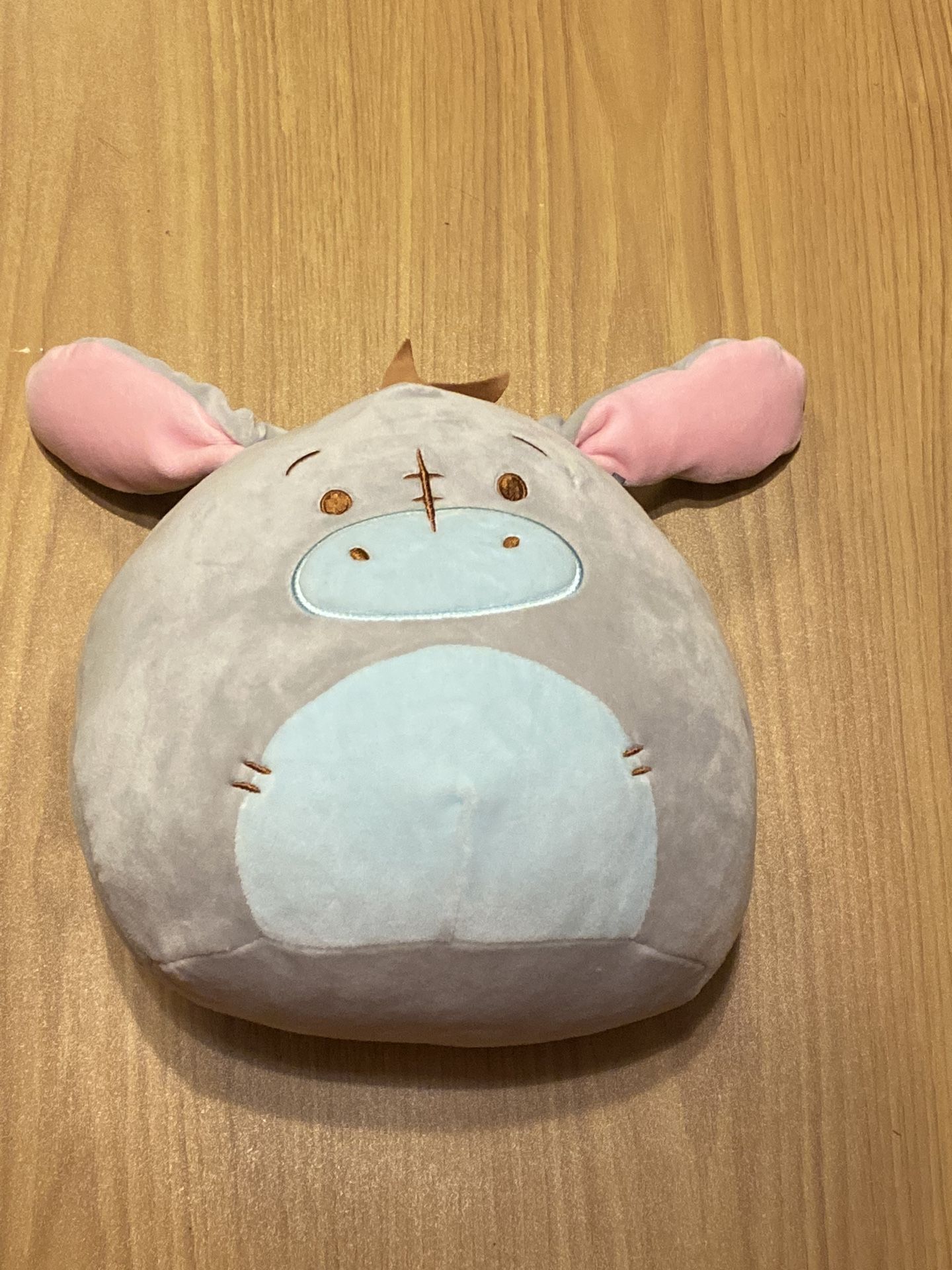 Kellytoy Squishmallow Disney Winnie the Pooh's Donkey EEYORE 8” Gray Plush