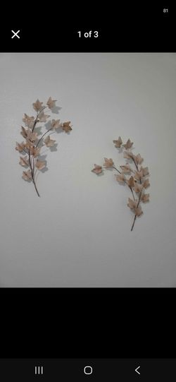 Metal Ivy Leaf Branch