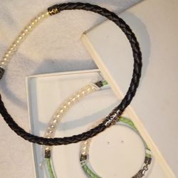 Leather Braided Chocker