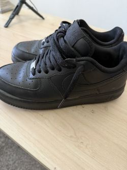 Black Air Force Ones - SIZE 7.5