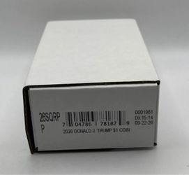 Sealed Semiquincentennial President Donald J. Trump 2026 $1 coin rolls