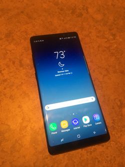 Barely Used Like New Samsung Galaxy Note 8 - 64GB - Midnight