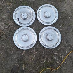 Vintage Mercury Marauder Hubcaps Mid 60s