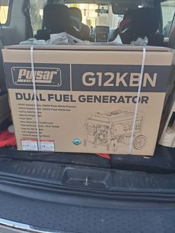 12000w BRAND NEW Dual fuel generator