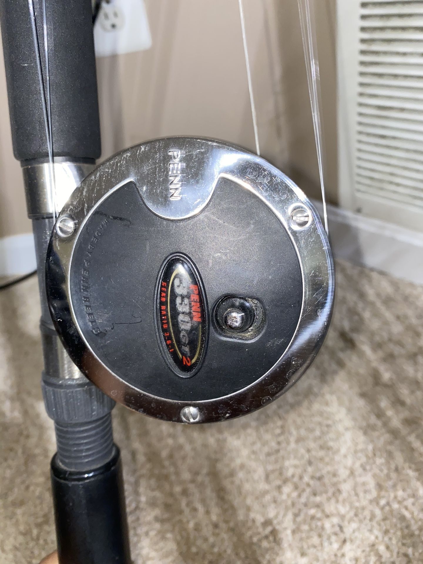 Penn 330GT2 reel/ Bill Fisher Rod