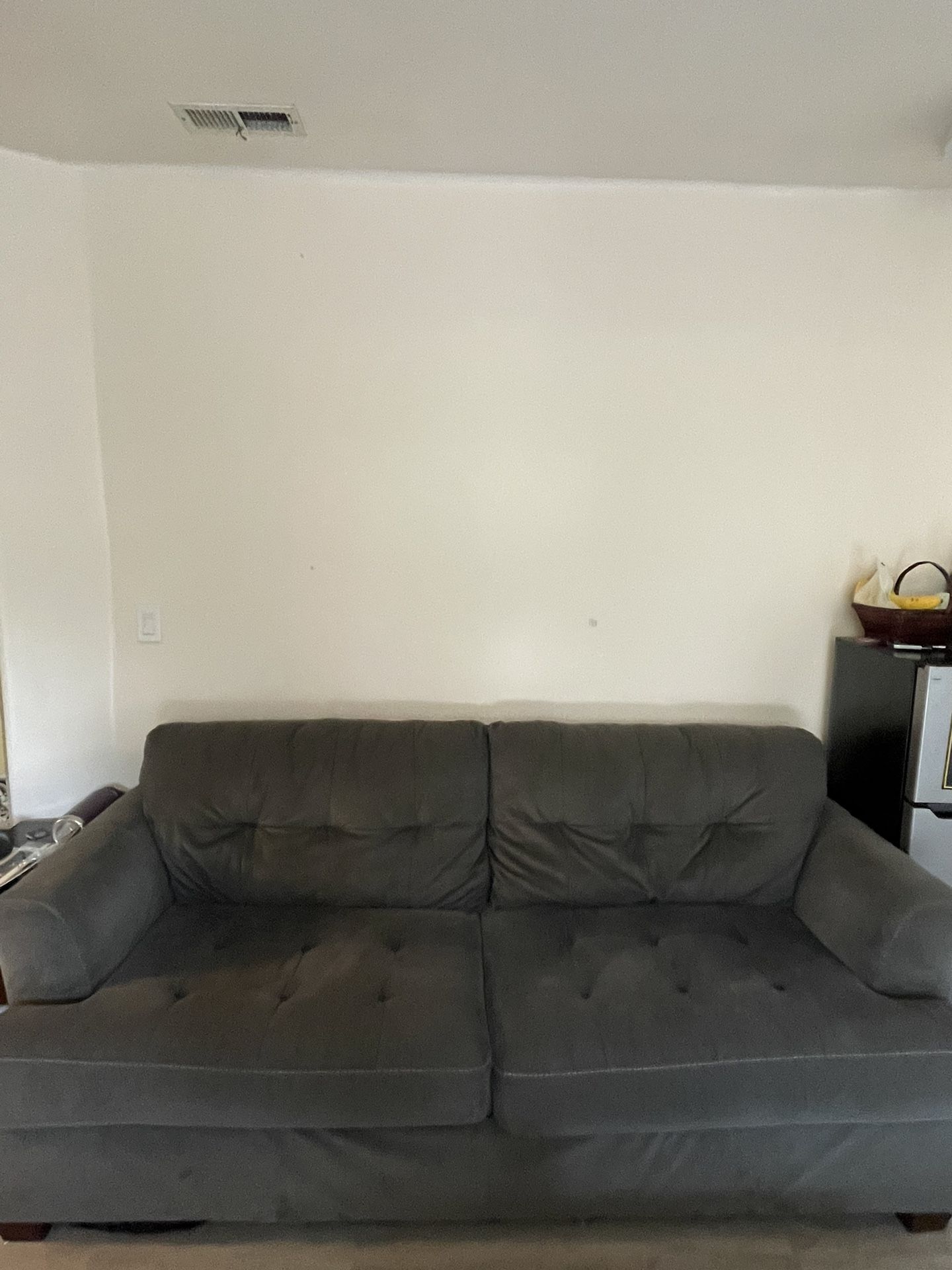Dark grey couch