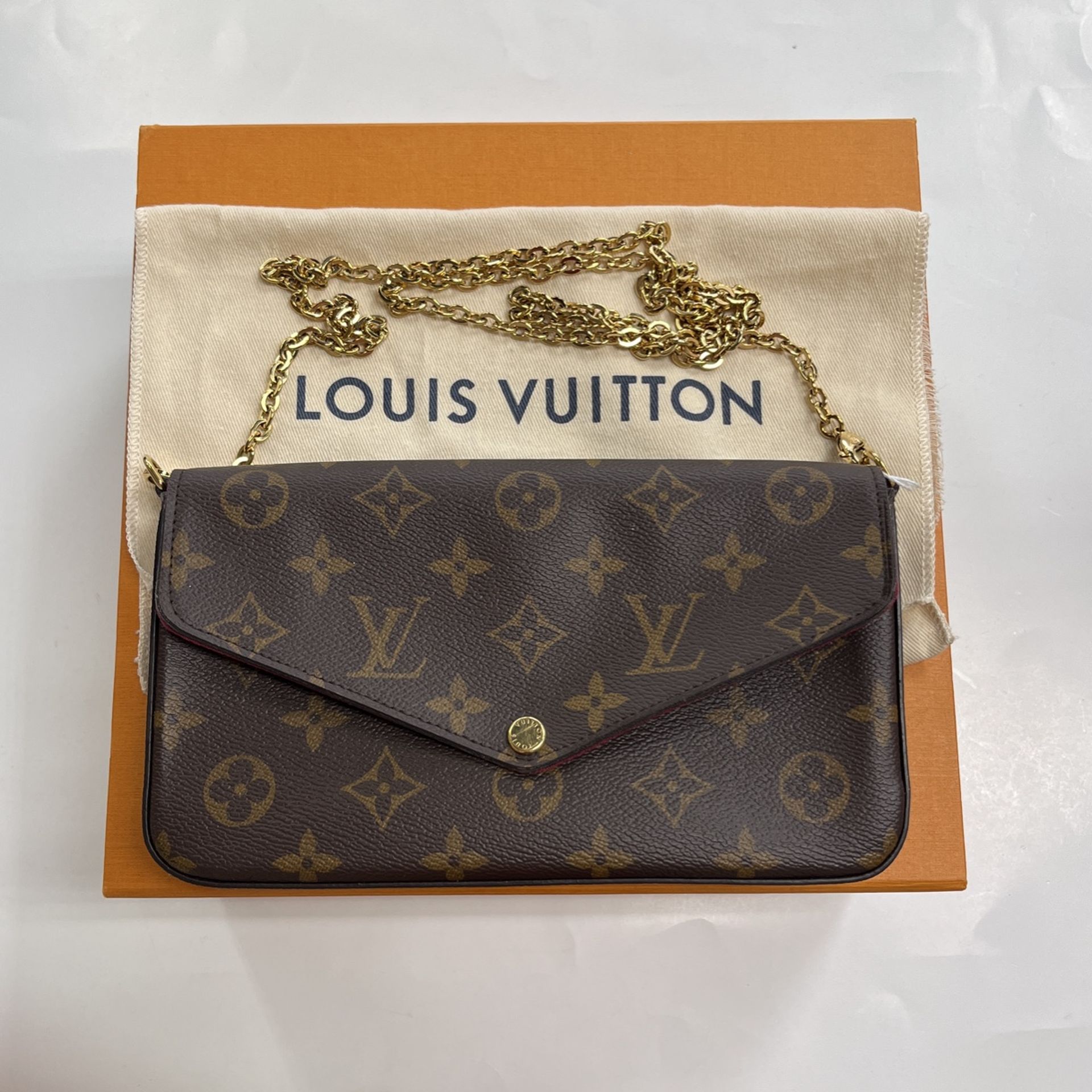 Louis Vuitton Pochette Felicie, With Dust Bag And Box, Verified With Entrupy
