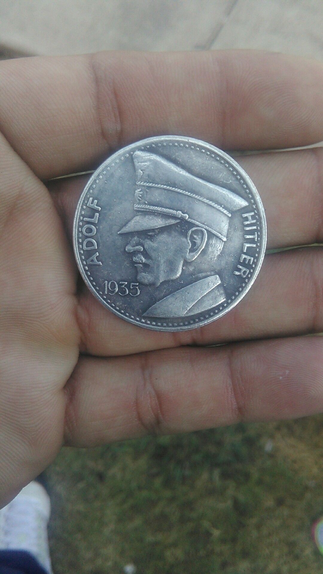 1935 Adolf Hitler 5 rm coin