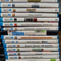 NINTENDO WII U WIIU VIDEO GAMES