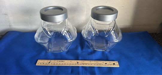 Glass jars 2 for $5