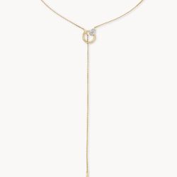 Kendra Scott 14k Yellow Gold Y Necklace