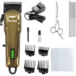 Dog Clippers Pet Grooming Kit Gold