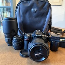 Nikon D7200 with Lenses