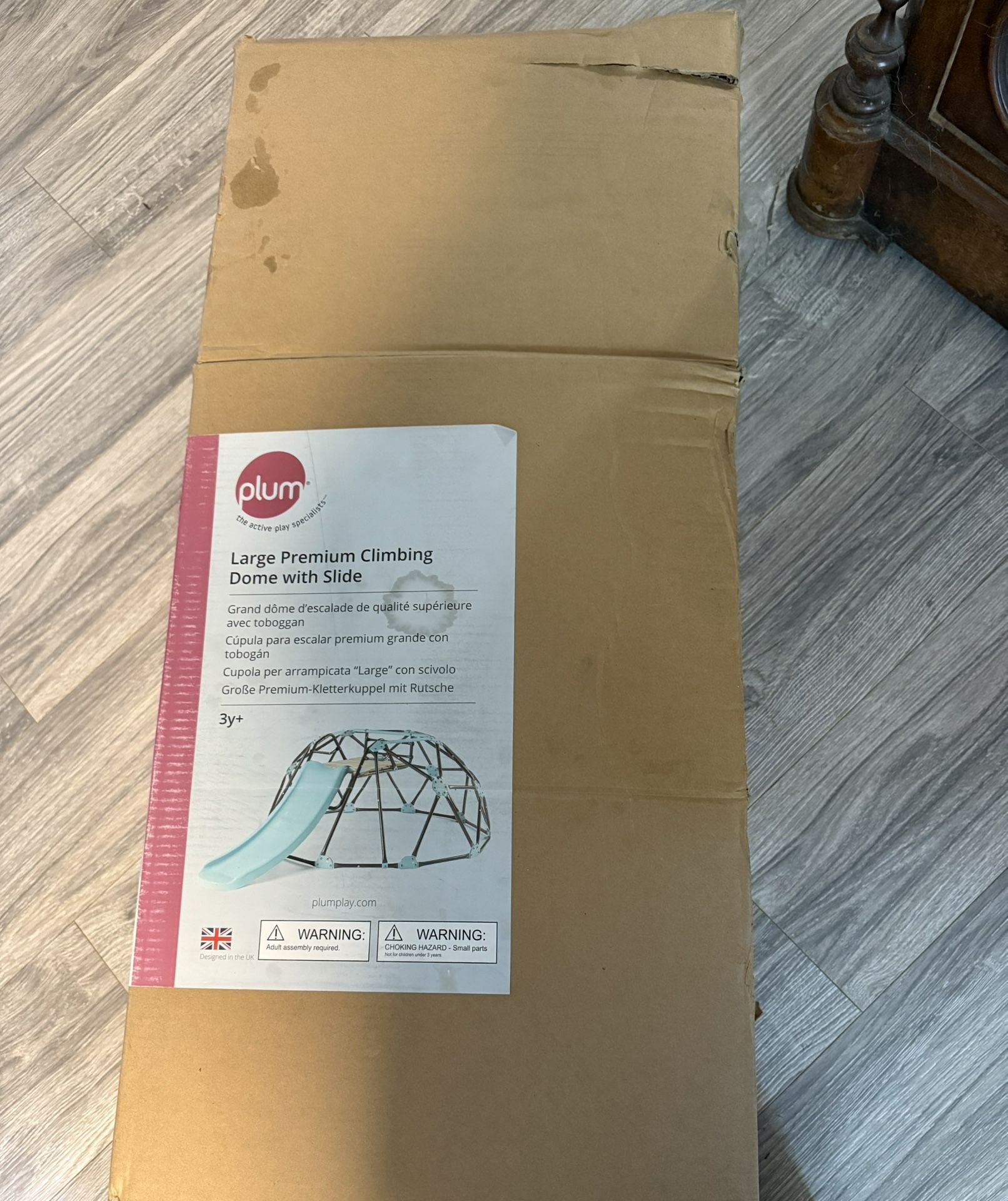 Large Deluxe Climbing Done With Slide - New In Box