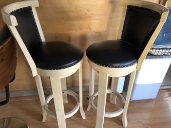Pair of kitchen countertop stools