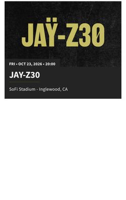Jay-Z Concert Tickets