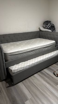 Double bed twin mattress